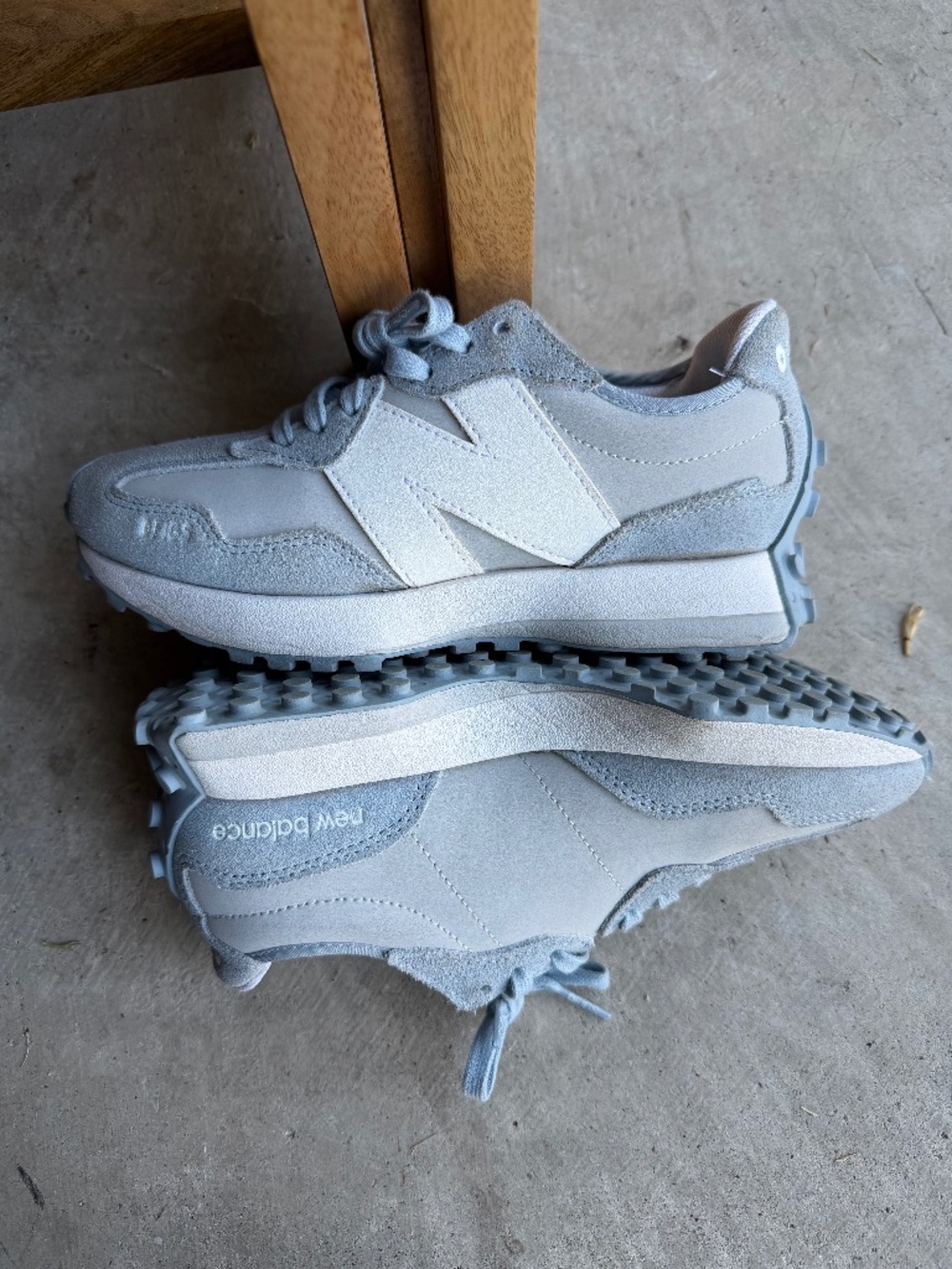 Light Blue Fig New Balances